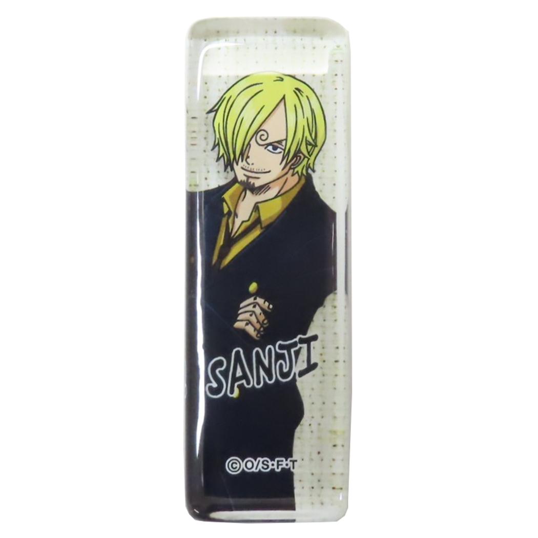 ガラス角箸置き 箸置き ワンピース サンジ 少年ジャンプ 金正陶器 はし置き チョップスティックレスト アニメメール便可