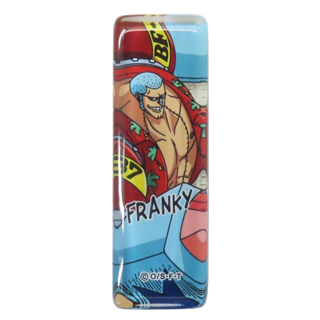 ガラス角箸置き 箸置き ワンピース フランキー 少年ジャンプ 金正陶器 はし置き チョップスティックレスト アニメメール便可