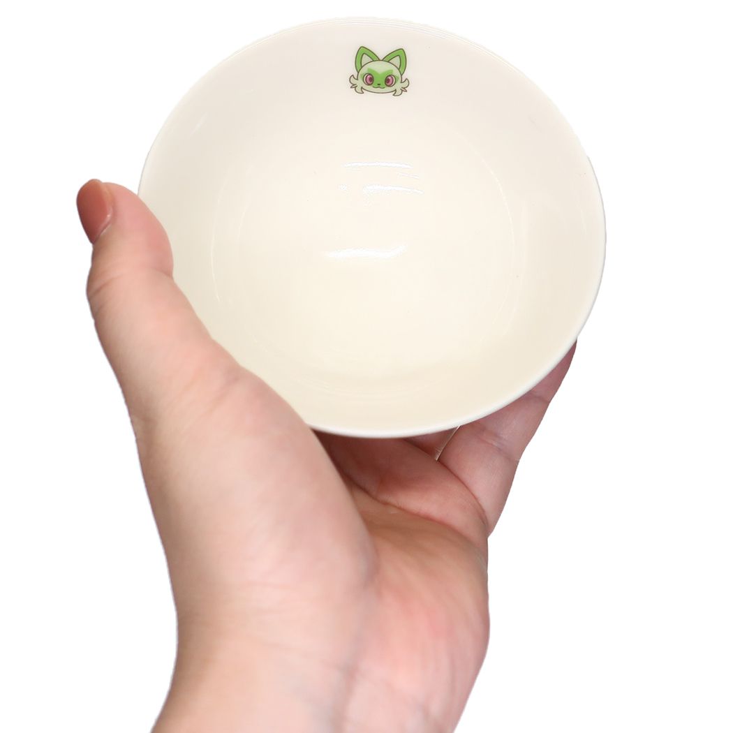 シンプル茶碗M お茶碗 ポケットモンスター ニャオハ ポケモン 金正陶器 食器 かわいい