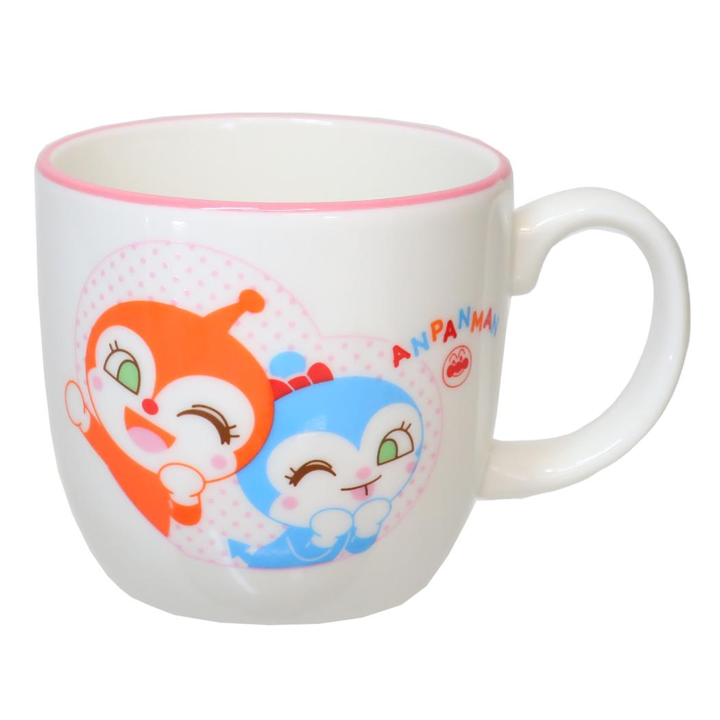 マグS ST キッズ食器 アンパンマン ドキンちゃん＆コキンちゃん 金正陶器 子ども 子供 かわいい アニメ