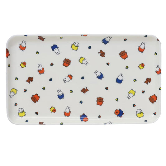 ミッフィー お盆 カフェトレイS ダンスウィズミッフィー ディックブルーナ 金正陶器 カフェトレー 絵本キャラクター グッズ メール便可 シネマコレクション