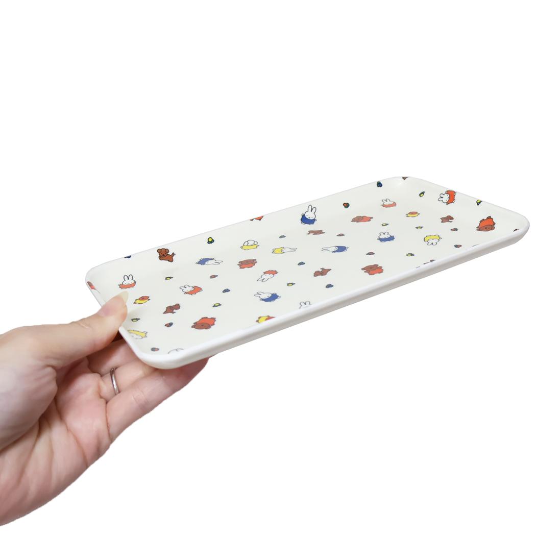 ミッフィー お盆 カフェトレイS ダンスウィズミッフィー ディックブルーナ 金正陶器 カフェトレー 絵本キャラクター グッズ メール便可 シネマコレクション