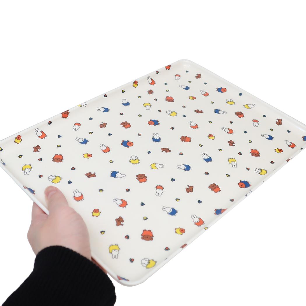 ミッフィー お盆 カフェトレイM ダンスウィズ ディックブルーナ 金正陶器 カフェトレー 日本製 絵本キャラクター グッズ メール便可 シネマコレクション