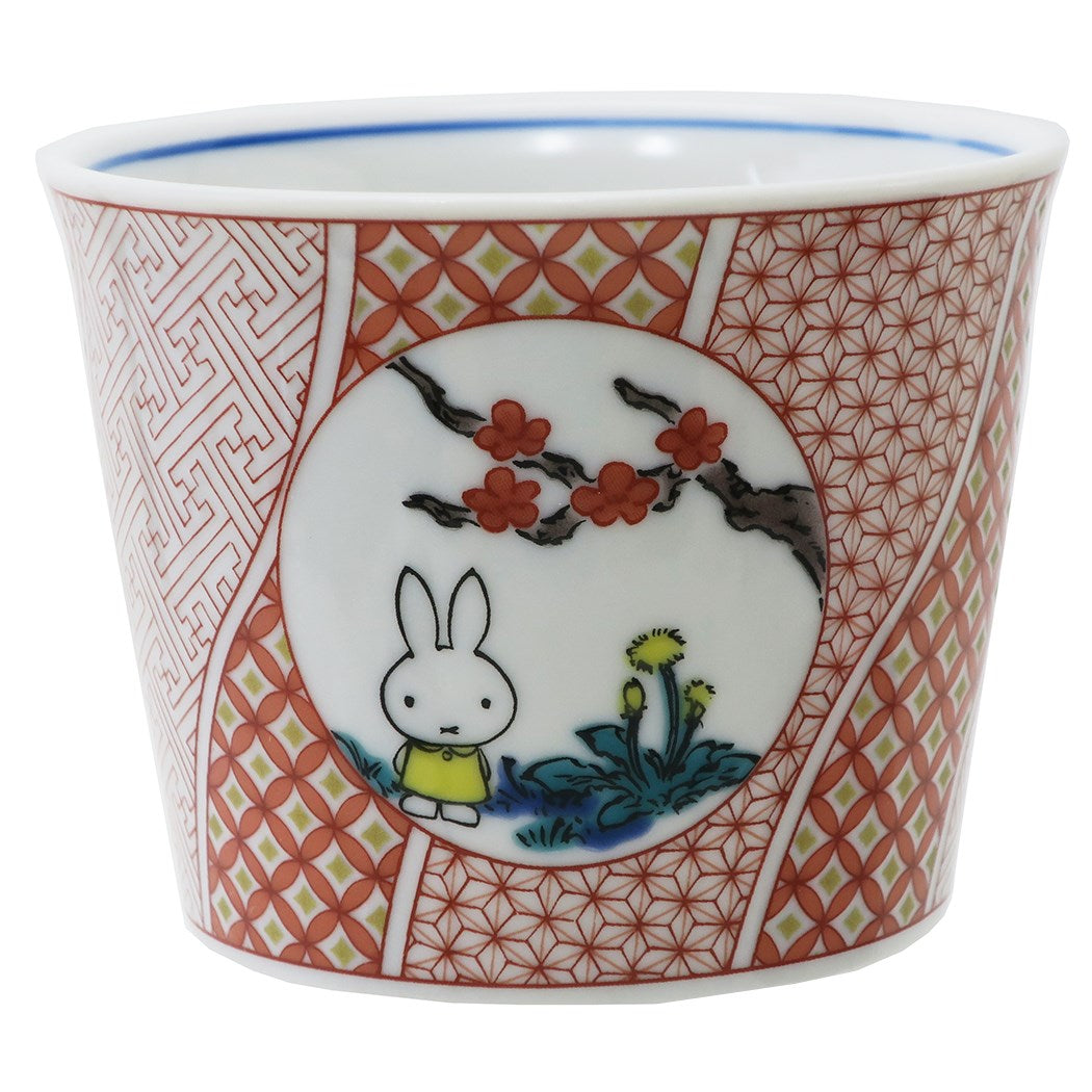 九谷焼 そば猪口 ミッフィー 赤絵 ディックブルーナ 金正陶器 和食器 ギフト 雑貨 絵本