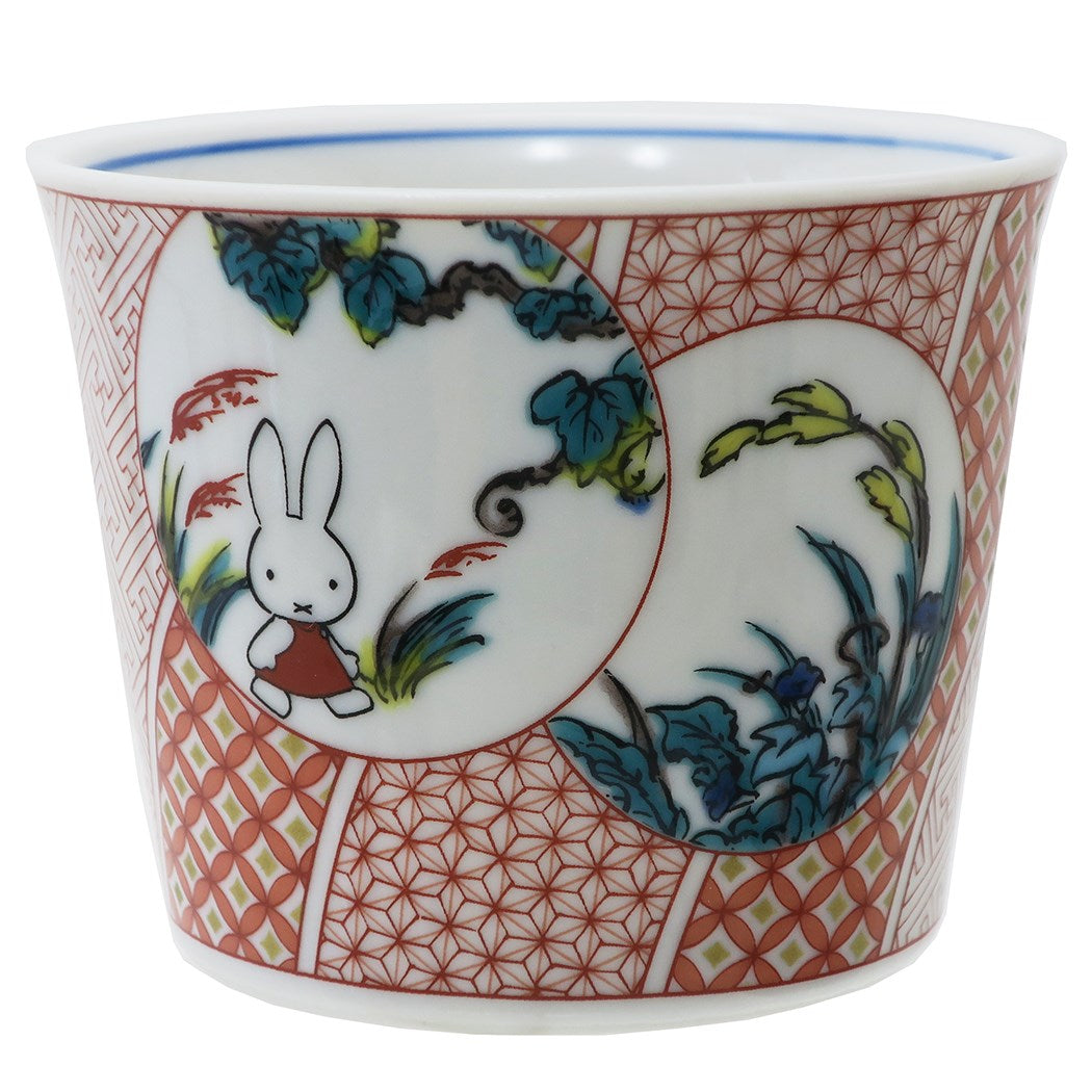 九谷焼 そば猪口 ミッフィー 赤絵 ディックブルーナ 金正陶器 和食器 ギフト 雑貨 絵本
