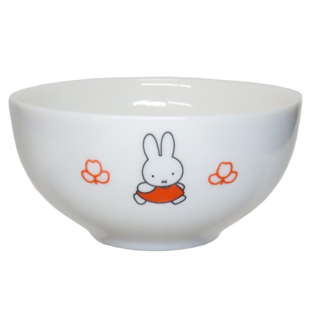 ライスボウル お茶碗 ミッフィー ミッフィーおさんぽ ディックブルーナ 金正陶器 食器 かわいい 絵本