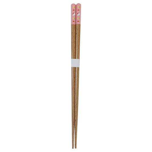 キャップカラー塗箸23cm おはし ハローキティ ピンク サンリオ 金正陶器 日本製食器 メール便可
