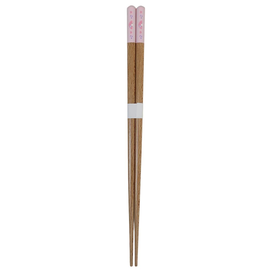 キャップカラー塗箸23cm おはし マイメロディ ライトピンク サンリオ 金正陶器 日本製食器 メール便可