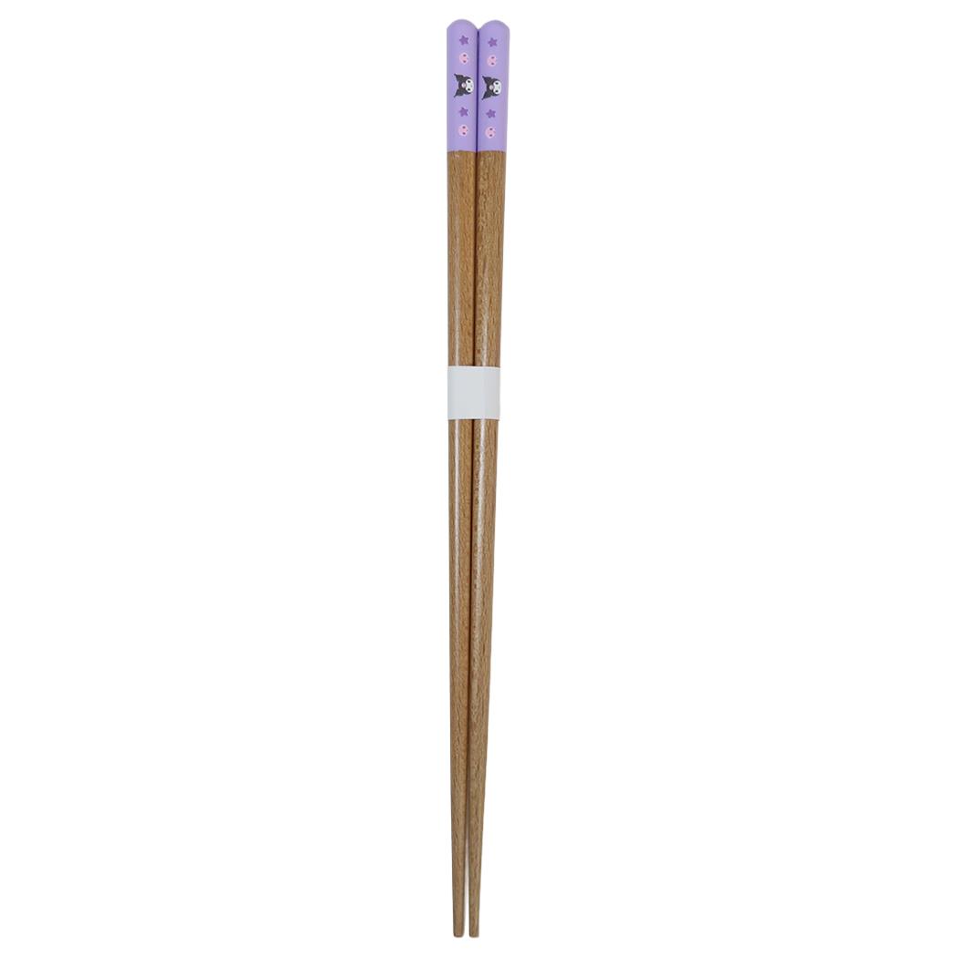 キャップカラー塗箸23cm おはし クロミ パープル サンリオ 金正陶器 日本製食器 メール便可