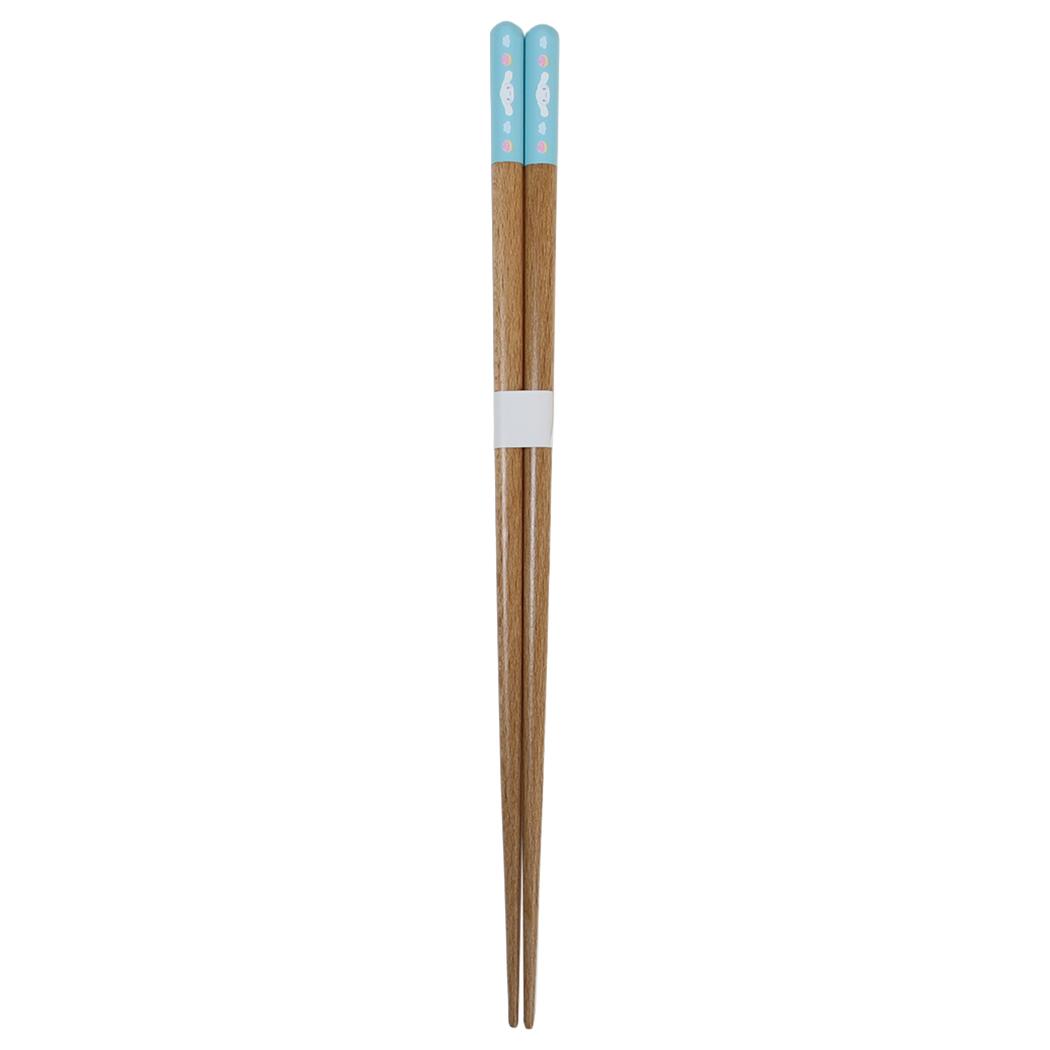キャップカラー塗箸23cm おはし シナモロール ブルー サンリオ 金正陶器 日本製食器 メール便可