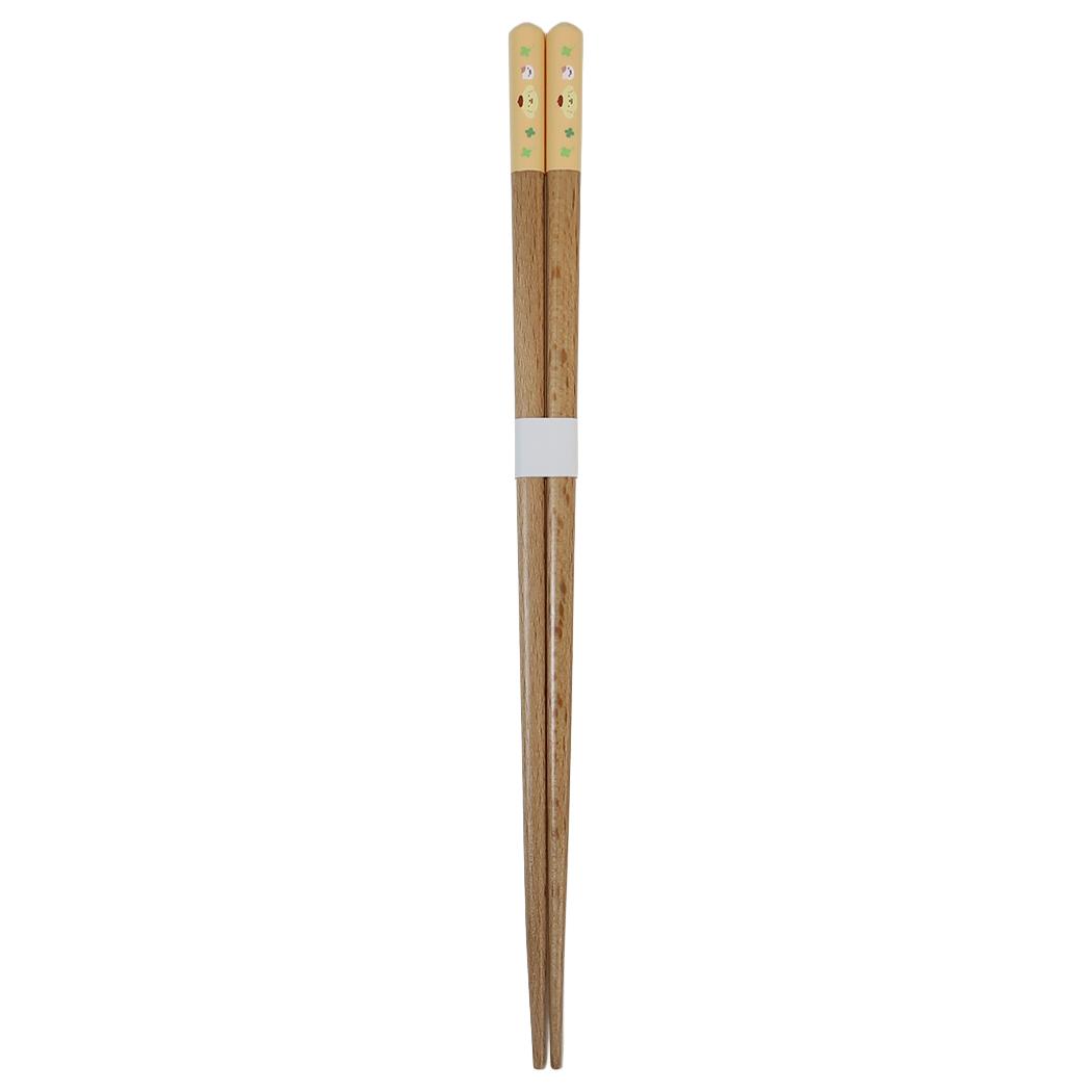 キャップカラー塗箸23cm おはし ポムポムプリン イエロー サンリオ 金正陶器 日本製食器 メール便可