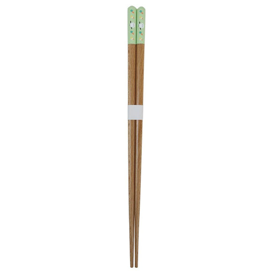 キャップカラー塗箸23cm おはし ポチャッコ ライトグリーン サンリオ 金正陶器 日本製食器 メール便可