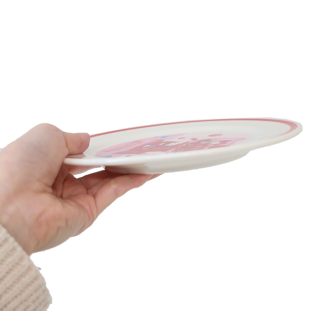 プレート ラウンド 中皿 ハローキティ 50th サンリオ 金正陶器 プレゼント 食器