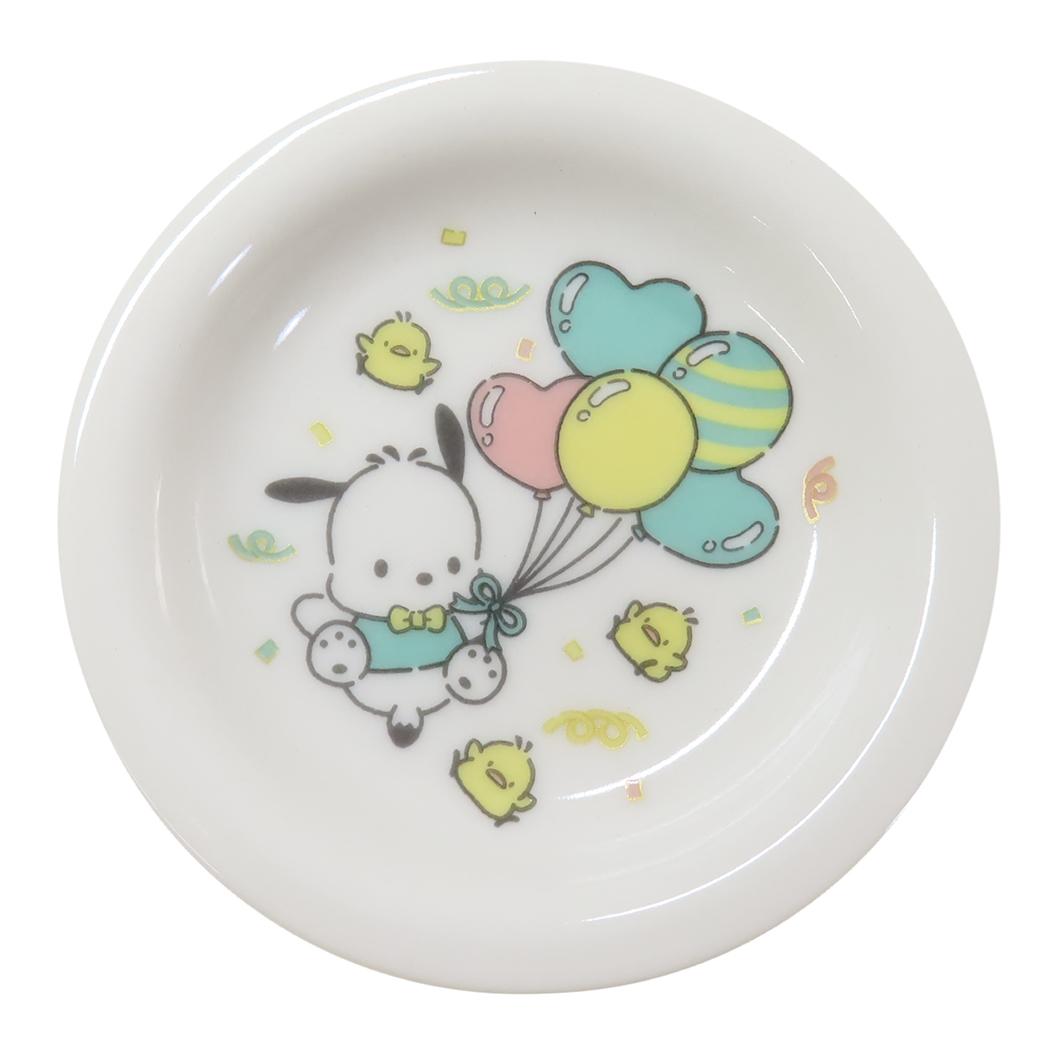 ミニプレート 小皿 ポチャッコ 35th記念 サンリオ 金正陶器 プレゼント 食器 メール便可