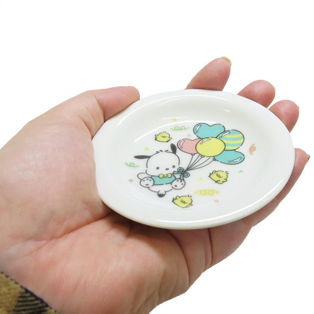 ミニプレート 小皿 ポチャッコ 35th記念 サンリオ 金正陶器 プレゼント 食器 メール便可