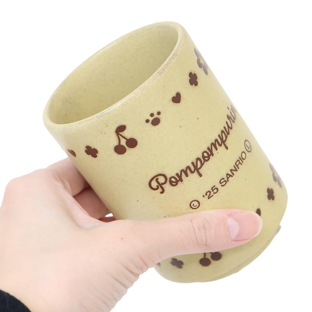 カオハナ湯のみ 湯呑 ポムポムプリン サンリオ 金正陶器 プレゼント ギフト 日本製