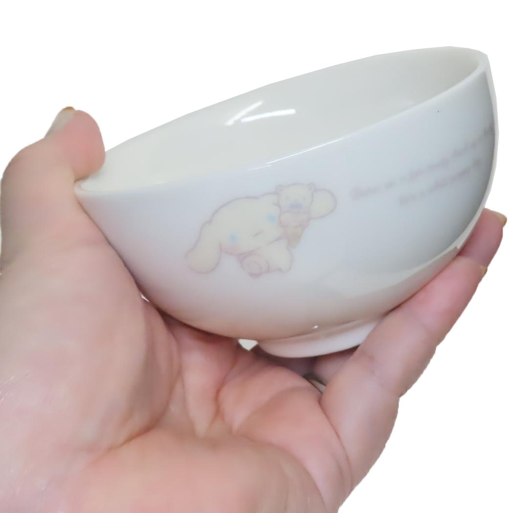 ライスボウル 茶碗 シナモロール のんびりナチュラル サンリオ 金正陶器 食器 かわいい