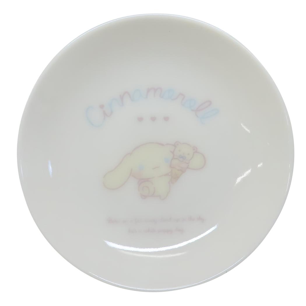 ミニプレート 小皿 シナモロール のんびりナチュラル サンリオ 金正陶器 プレゼント 食器