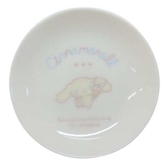 ミニプレート 小皿 シナモロール のんびりナチュラル サンリオ 金正陶器 プレゼント 食器