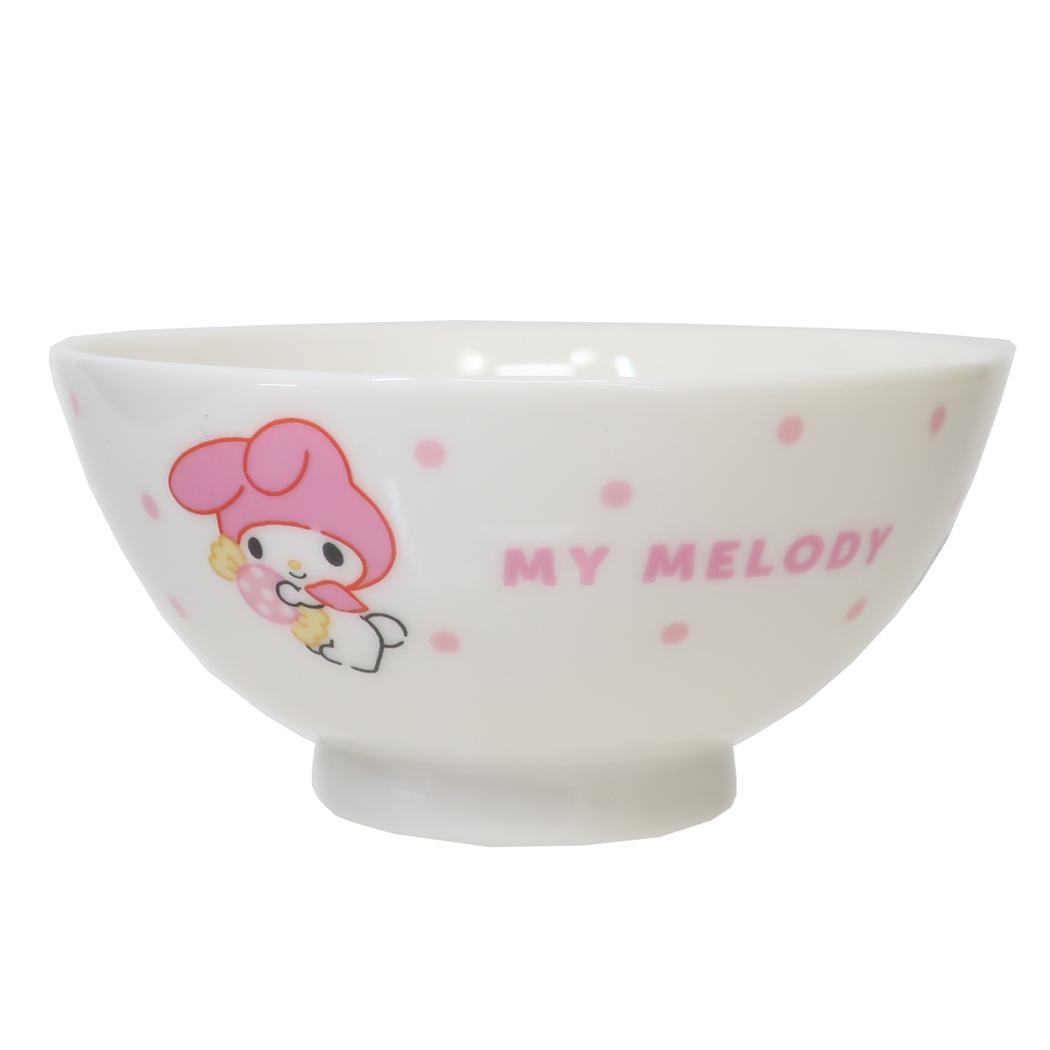 茶碗 キッズ食器 マイメロディ スイーツ＆ドット サンリオ 金正陶器 日本製食器