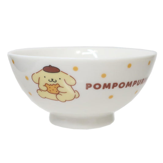茶碗 キッズ食器 ポムポムプリン スイーツ＆ドット サンリオ 金正陶器 日本製食器