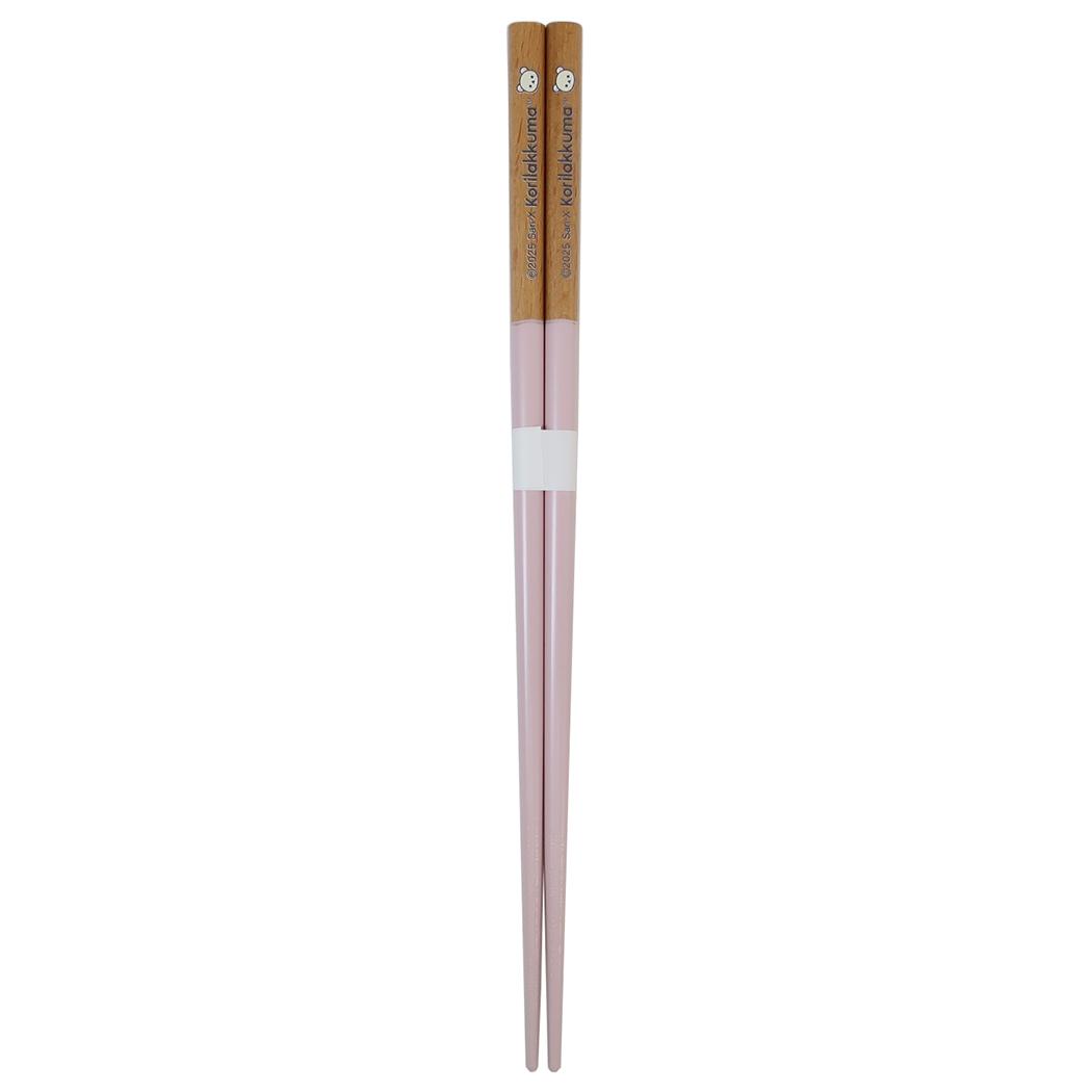レッグカラー塗箸22.5cm おはし リラックマ コリラックマ ピンク サンエックス 金正陶器 日本製 メール便可