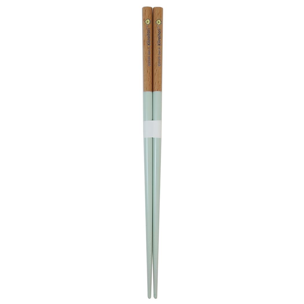 レッグカラー塗箸22.5cm おはし リラックマ キイロイトリ グリーン サンエックス 金正陶器 日本製 メール便可