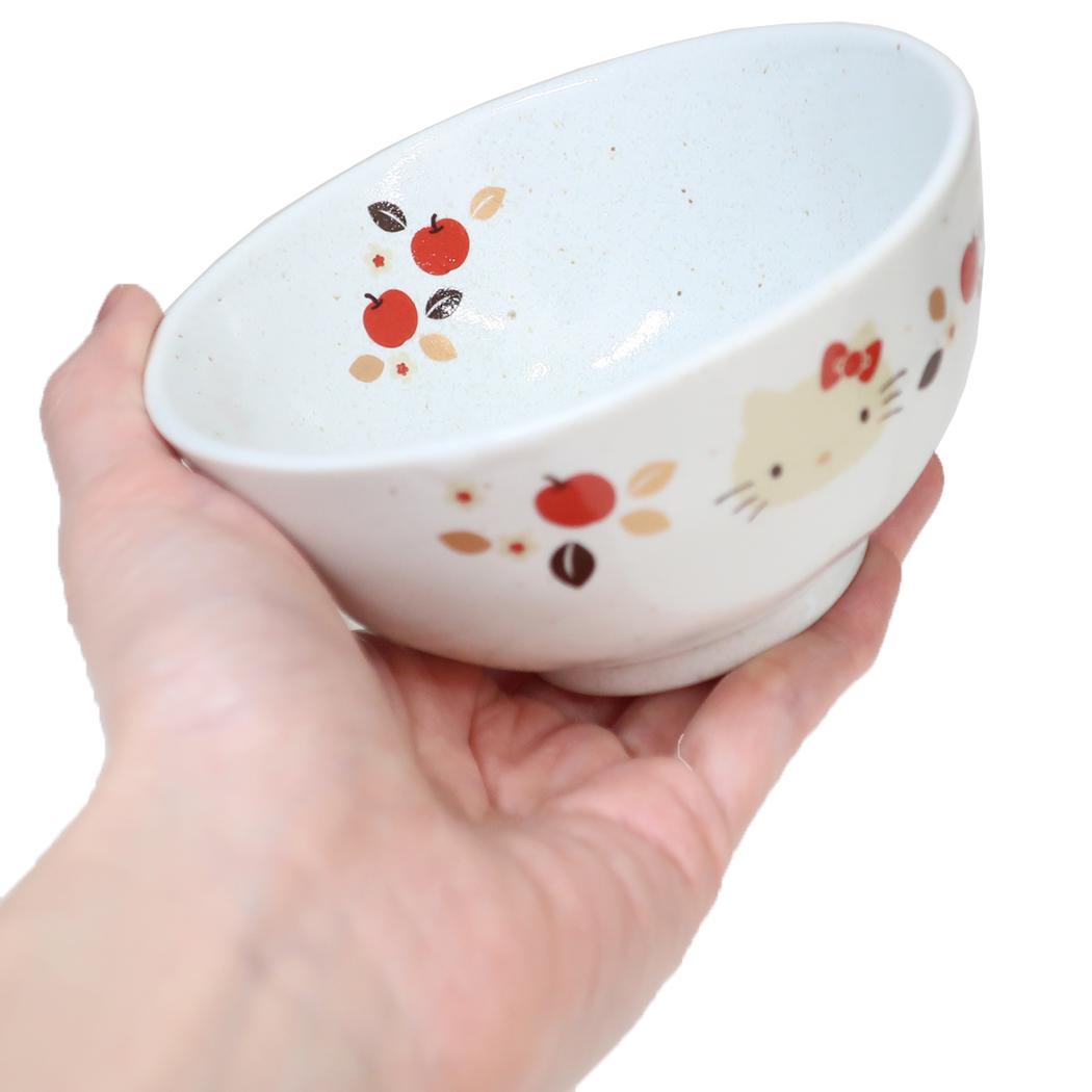 茶碗 磁器製茶碗 ハローキティ はろうきてぃ花林檎 サンリオ 金正陶器 日本製