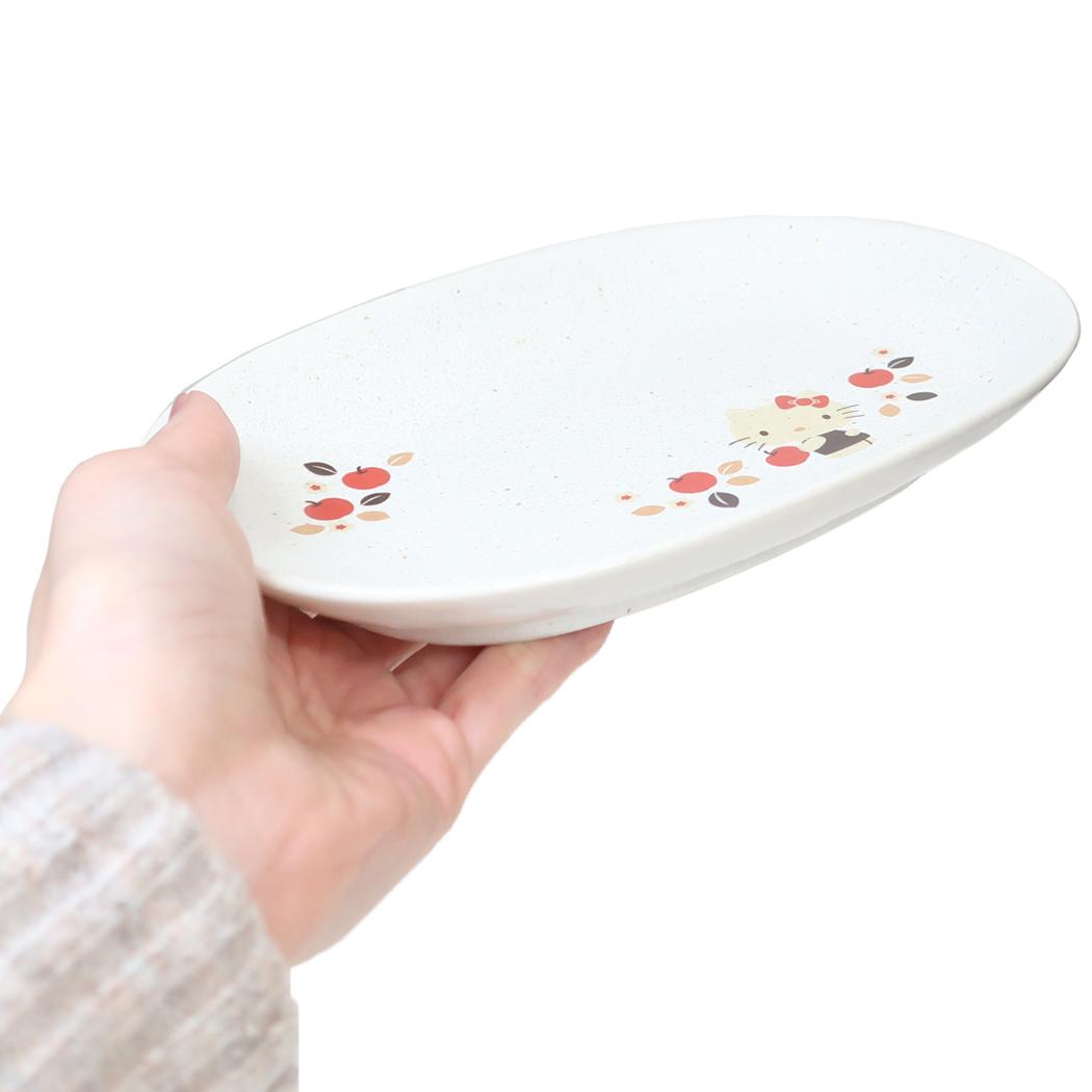 小判皿 小皿 ハローキティ はろうきてぃ花林檎 サンリオ 金正陶器 日本製