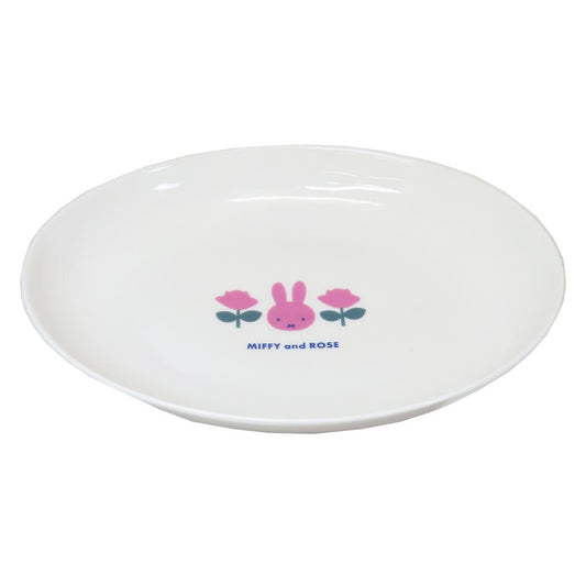 カレー＆パスタ皿 大皿 ミッフィー MIFFY＆ROSE ピンク ディックブルーナ 金正陶器 プレゼント ギフト かわいい 絵本