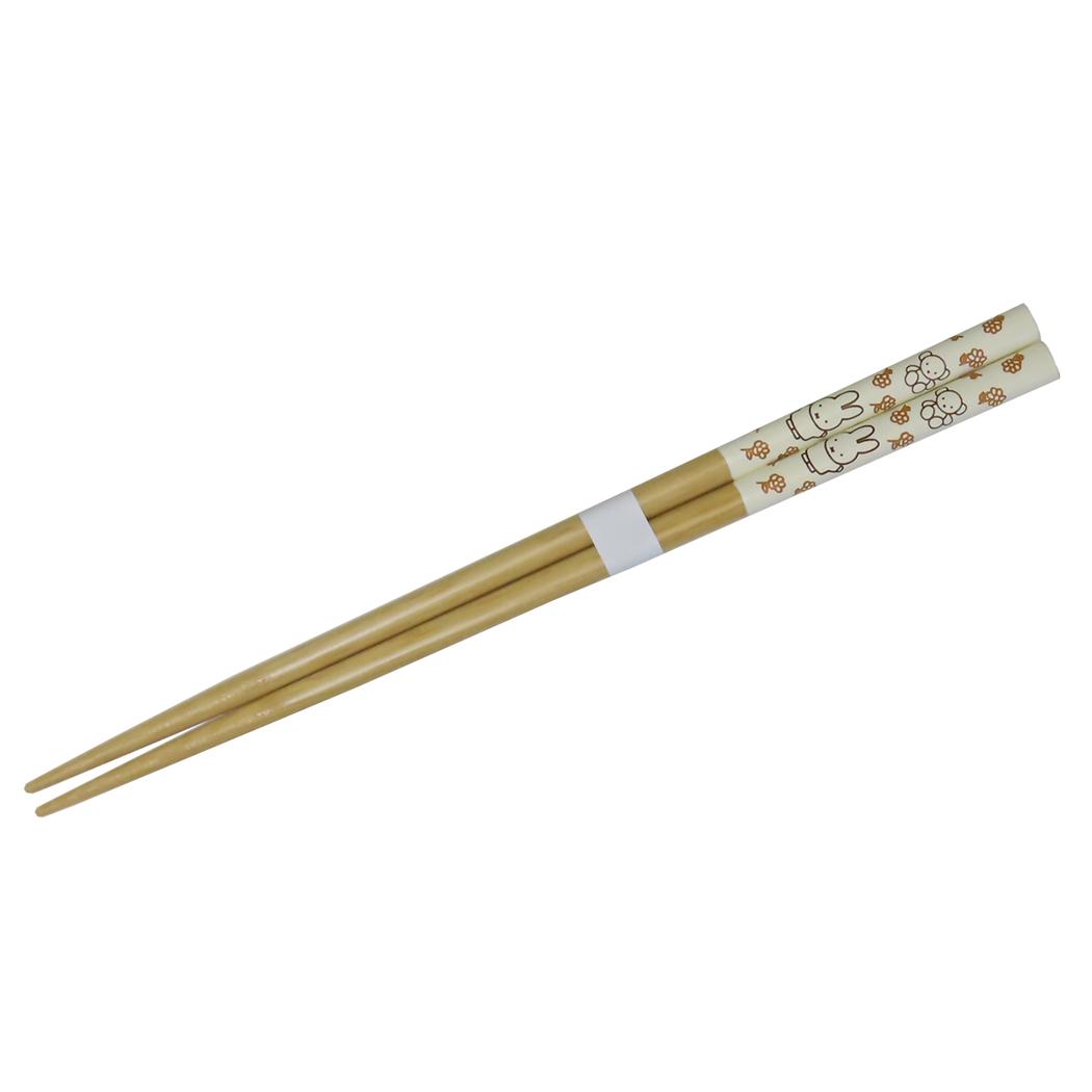 塗箸21cm おはし ミッフィー ミッフィー＆テディベア ディックブルーナ 金正陶器 日本製食器 絵本