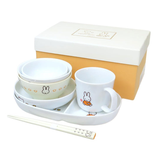 つみつみ食器セット 食器セット ミッフィー こっこ親子 ディックブルーナ 金正陶器 子供 贈り物 ギフト 絵本