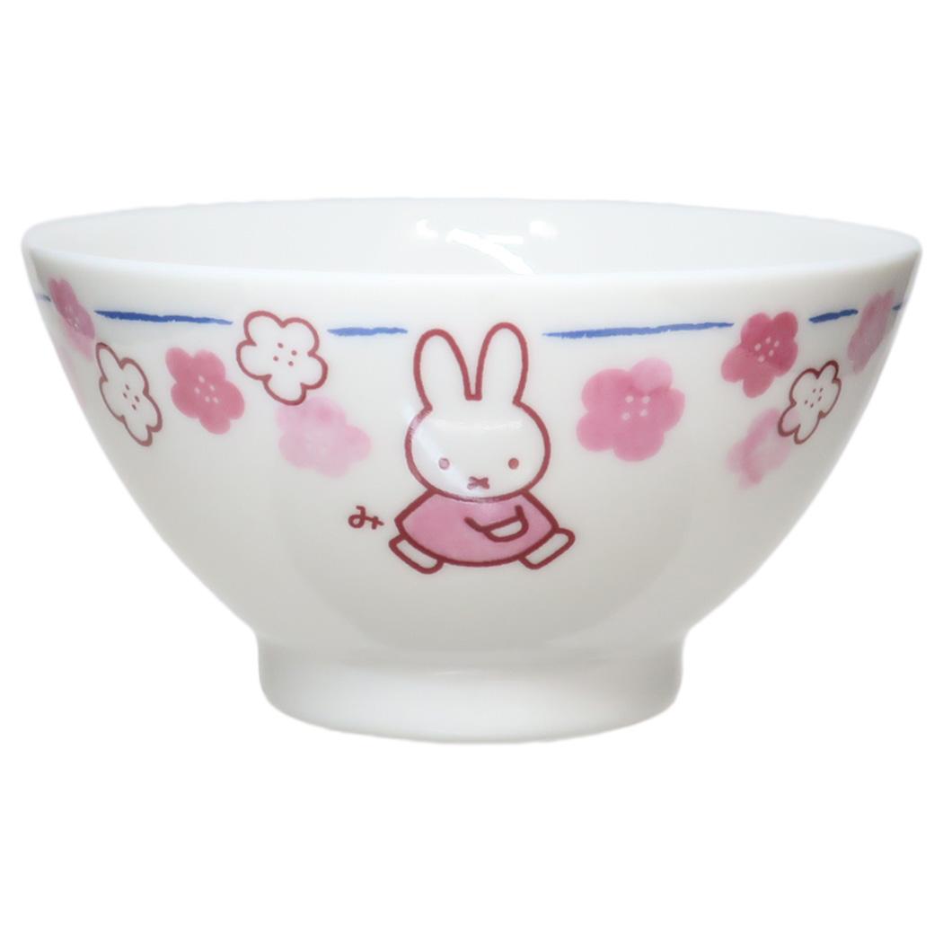 ライスボール お茶碗 ミッフィー ほのか 花 ディックブルーナ 金正陶器 プレゼント ギフト 絵本