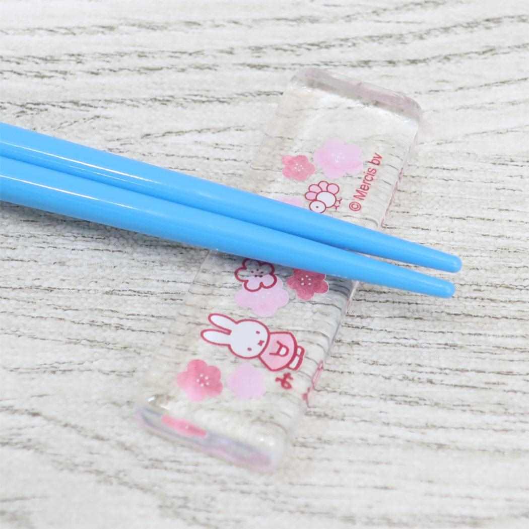 ガラス角箸置き 箸置き ミッフィー ほのか 花 ディックブルーナ 金正陶器 チョップスティックレスト 絵本メール便可
