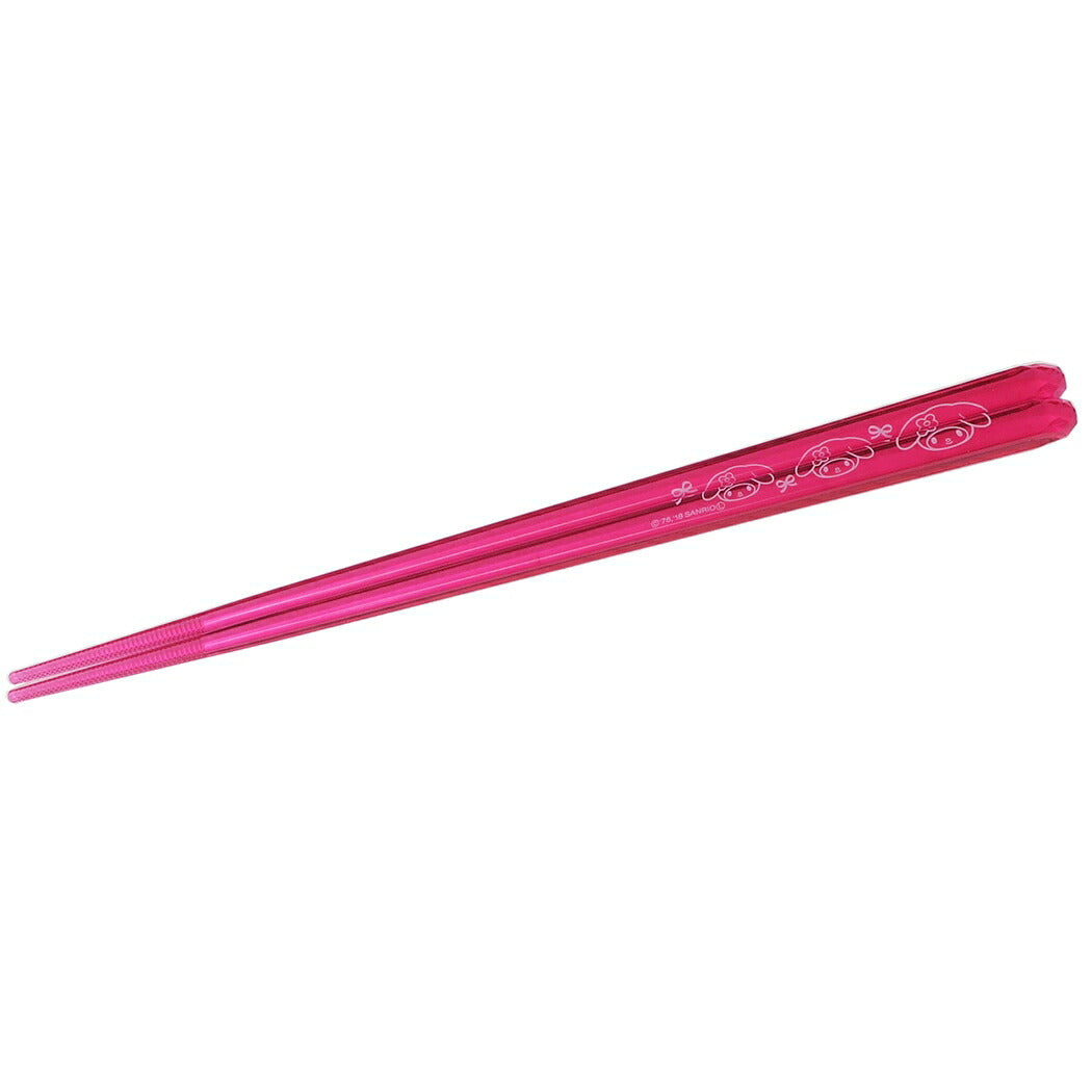 クリア箸 おはし マイメロディ ピンク サンリオ 金正陶器 23cm 日本製 メール便可