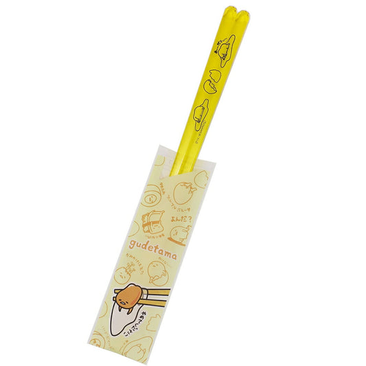 クリア箸 おはし ぐでたま イエロー サンリオ 金正陶器 23cm 日本製 メール便可