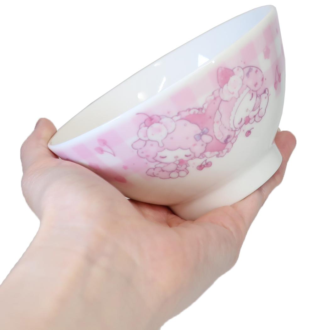 マイメロディxDolly Mix 茶碗 磁器製 ライスボウル サンリオ 金正陶器