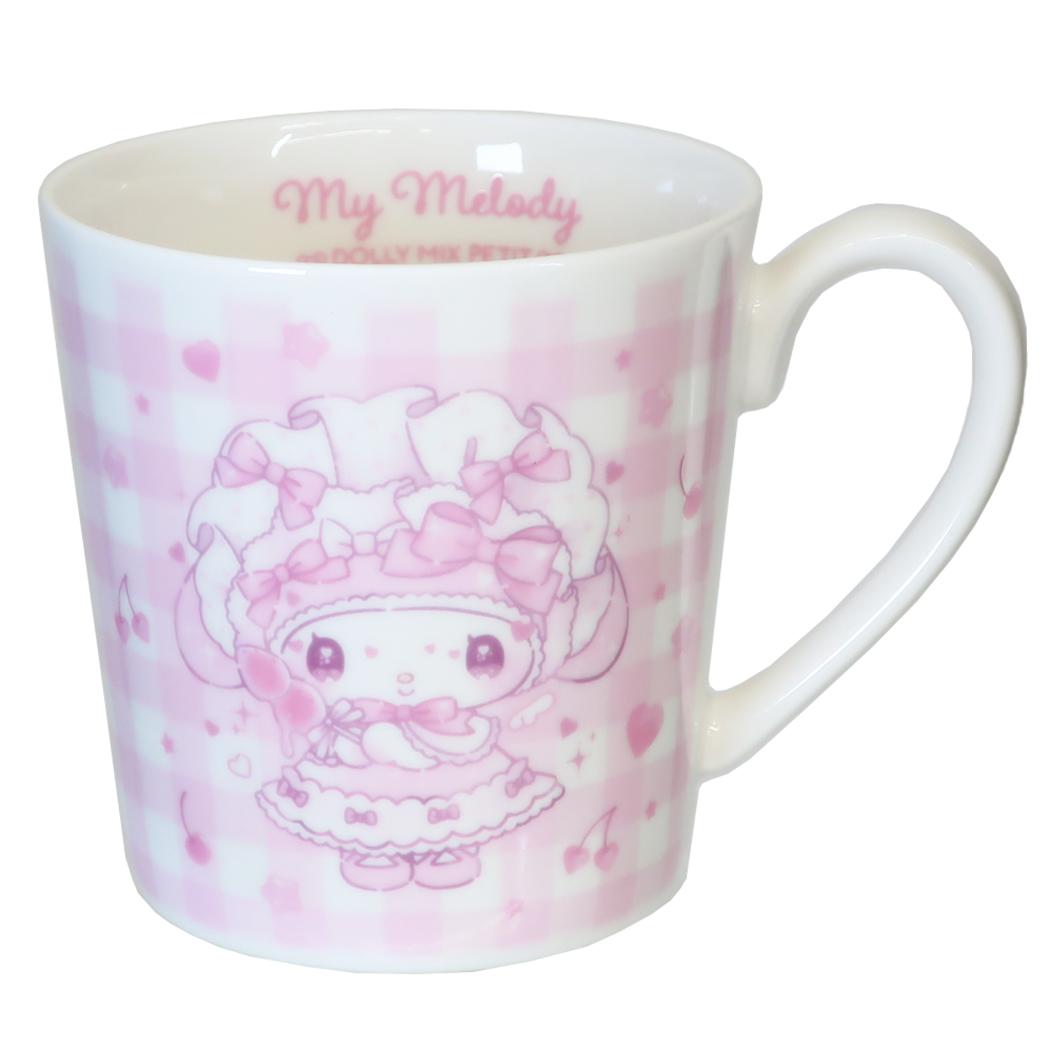 マイメロディxDolly Mix マグカップ 磁器製 MUG Lサイズ サンリオ 金正陶器