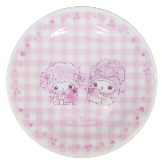 マイメロディxDolly Mix 中皿 磁器製 ケーキプレート サンリオ 金正陶器