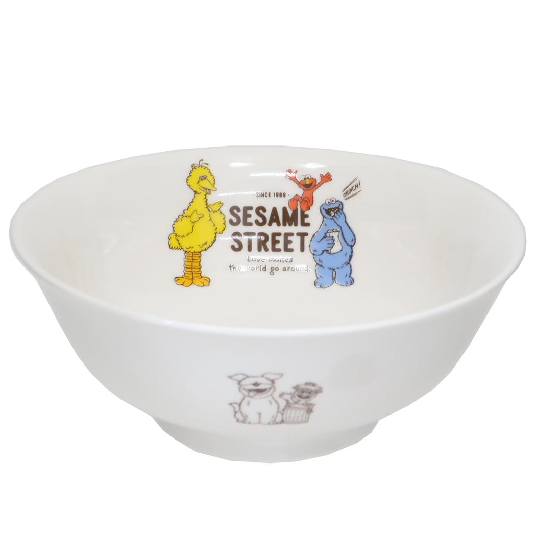 中華どんぶり ラーメン丼 セサミストリート レトロスタイル 金正陶器 中華食器
