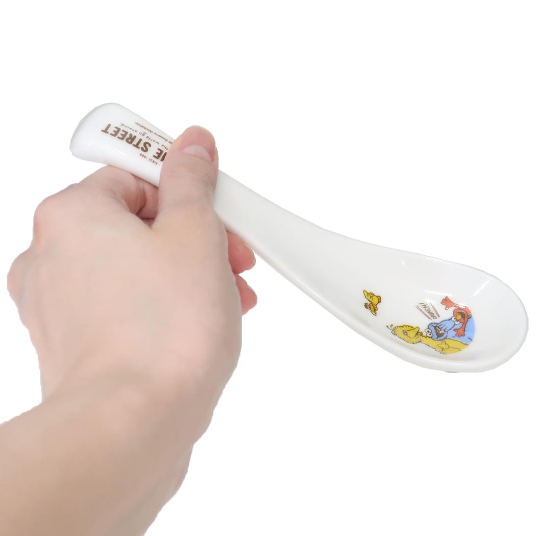 中華レンゲ お鍋用品 セサミストリート レトロスタイル 金正陶器 中華食器 中華スプーン