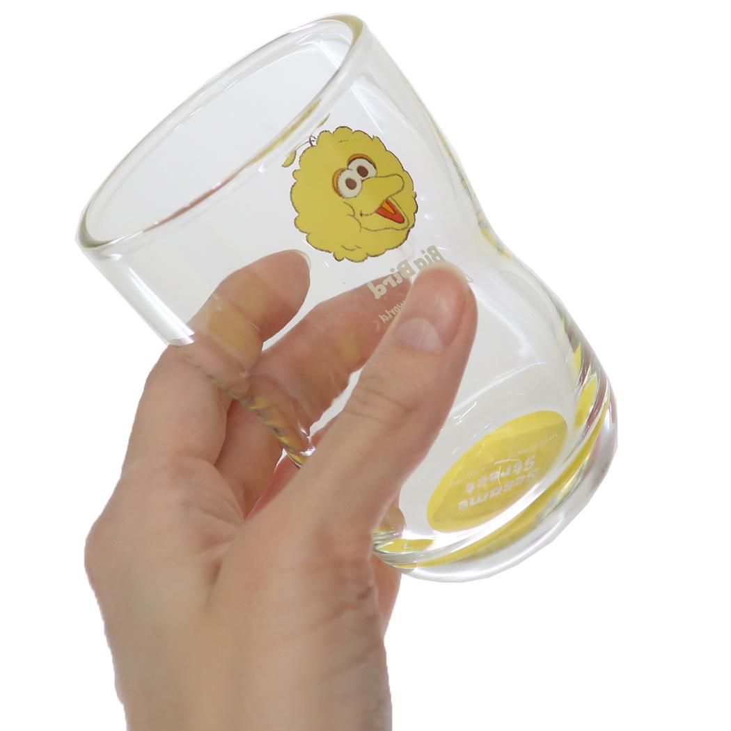 なかよしグラス ガラスコップ セサミストリート カラーフェイス ビッグバード 金正陶器 プレゼント グラスタンブラー
