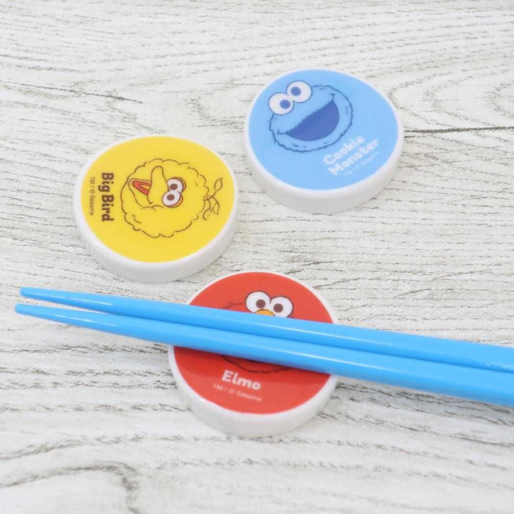 丸はし置き 箸置き セサミストリート カラーフェイス エルモ 金正陶器 プレゼント かわいい チョップスティックレスト メール便可