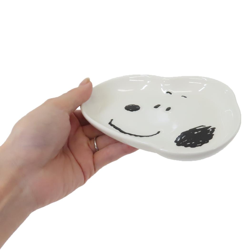 ダイカットプレート 小皿 スヌーピー フェイス S ピーナッツ 金正陶器 プレゼント ギフト