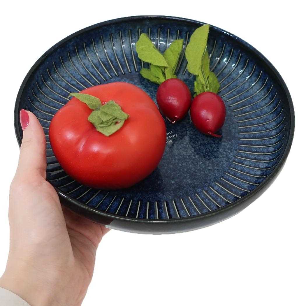 カレー＆パスタプレート 中皿 スヌーピー インディゴ ピーナッツ 金正陶器 ギフト プレゼント