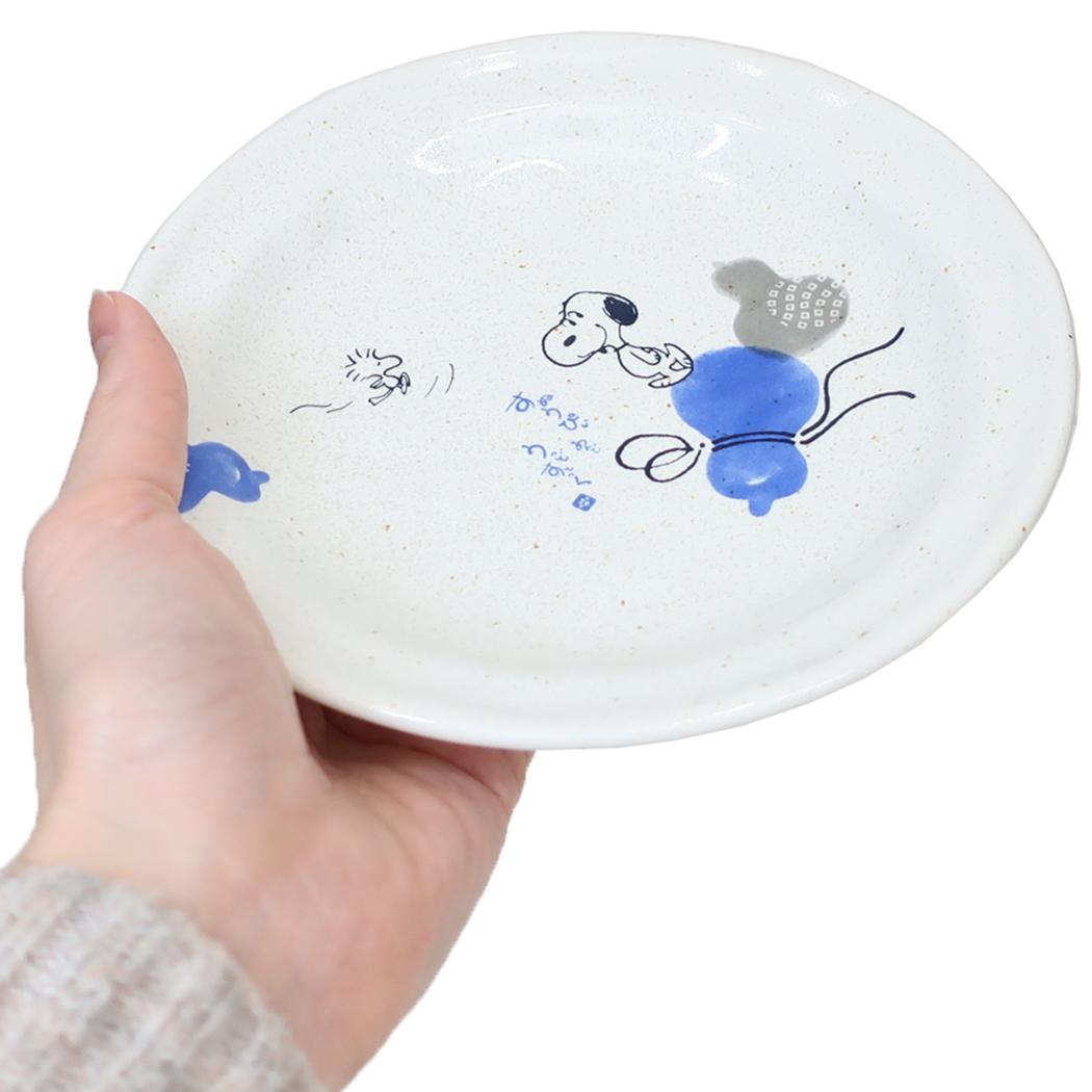 五寸皿 小皿 スヌーピー 福ひょうたん ピーナッツ 金正陶器 日本製