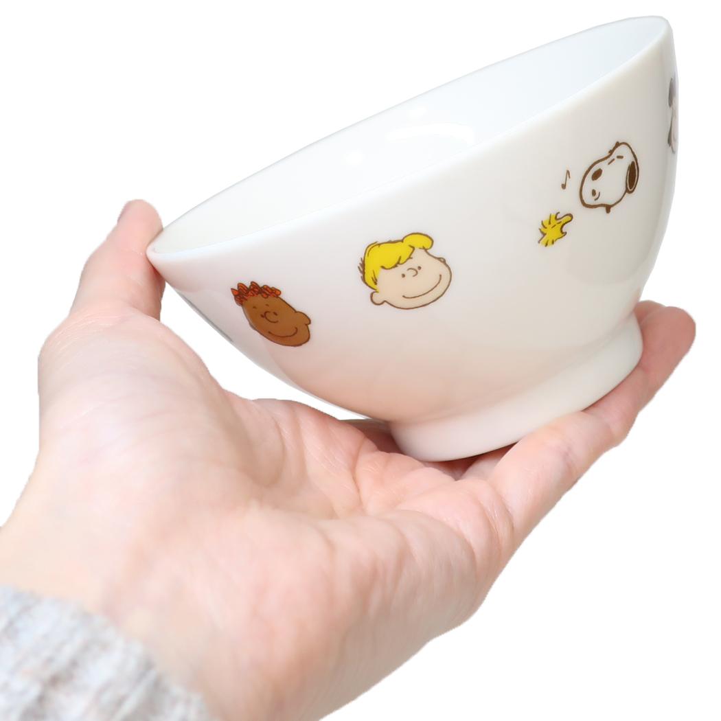茶碗 磁器製茶碗 スヌーピー スヌーピー＆フレンズ ピーナッツ 金正陶器 日本製