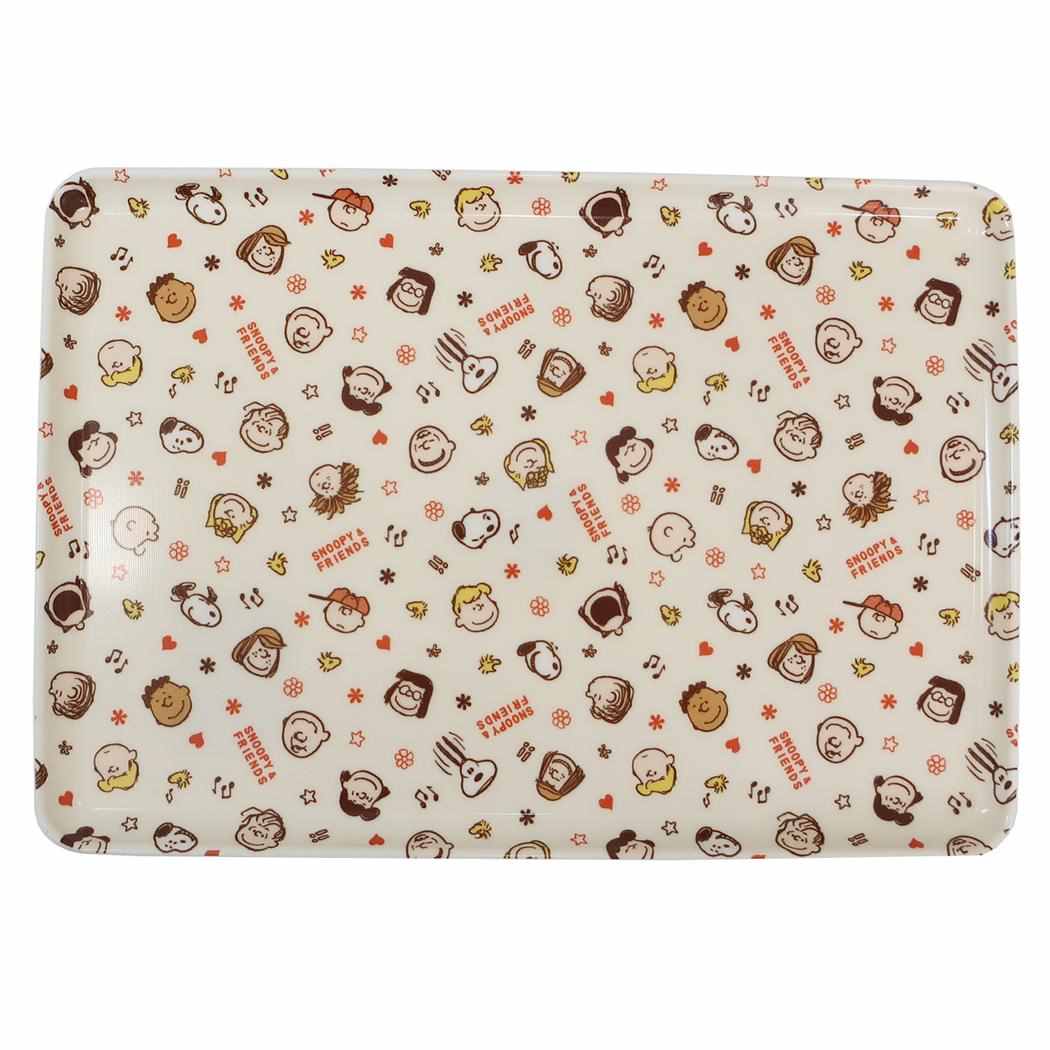 カフェトレイＭ お盆 スヌーピー スヌーピー＆フレンズ ピーナッツ 金正陶器 日本製 メール便可
