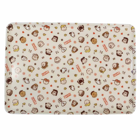 カフェトレイＭ お盆 スヌーピー スヌーピー＆フレンズ ピーナッツ 金正陶器 日本製 メール便可