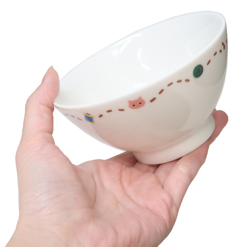 ライスボウル お茶碗 くまのがっこう ジャッキーとねこ 金正陶器 食器 かわいい 絵本